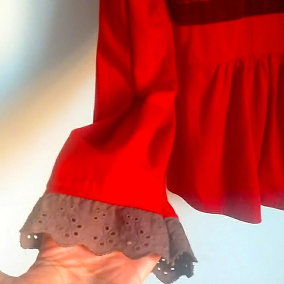 tank top and Jacket brown and dark orange colour - Picture 4 of 12